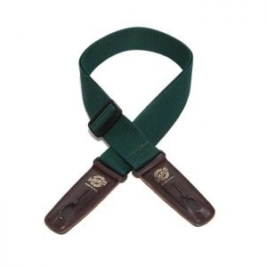 LOCKIT LIS-007-P2-GREEN BROWN GUITAR STRAP - Image 1