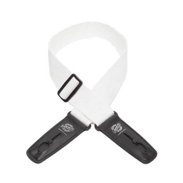 014-c2-wht.jpg LOCKIT LIS-014-C2-WHITE GUITAR STRAP