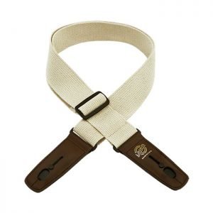LOCKIT LIS-049-C2-NATURAL BROWN GUITAR STRAP - Image 1