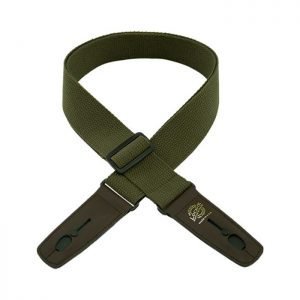LOCKIT LIS-050-C2-OLIVE BROWN GUITAR STRAP - Image 1