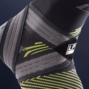 LP SUPPORT ANKLE COMP.SOCK SHORT BK/GY (UK.L) LP-203Z