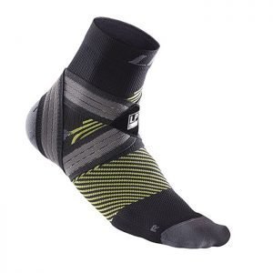 LP SUPPORT ANKLE COMP.SOCK SHORT BK/GY (UK.S) LP-203Z