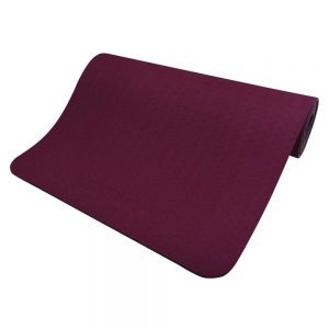 KETTLER PREMIUM YOGA MAT / MATRAS YOGA 68x24"x8mm (Maroon-Grey)