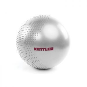 KETTLER HALF MASSAGE POINT GYM BALL 65 CM (W/HAND PUMP) - SILVER 135-010 - Image 1