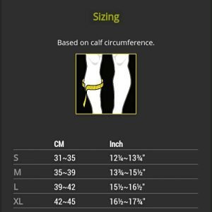 LP SUPPORT EMBIOZ ANKLE COMP.SOCK LONG BK/GY (UK.L) LP-204Z - Image 3