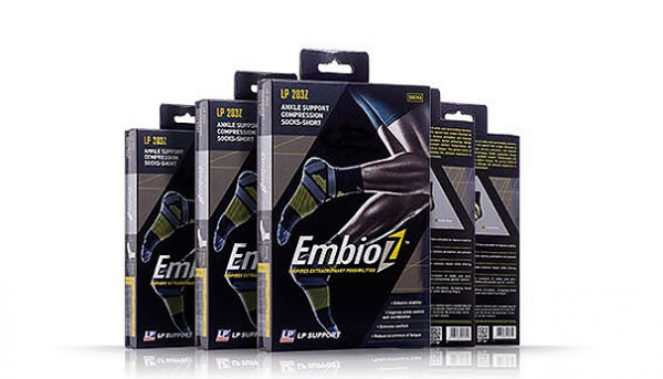 203z_embioz_ii_1_1.png LP SUPPORT ANKLE COMP. SOCK SHORT BK/GN (UK. L) LP-203Z