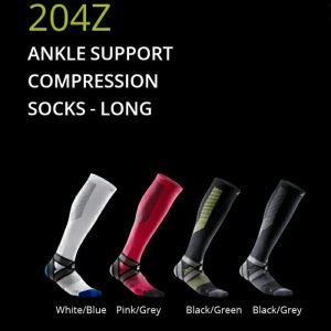 LP SUPPORT ANKLE  COMP. SOCK LONG WT/BL (UK. L) LP-204Z - Image 2