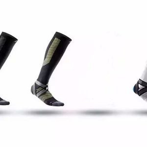 LP SUPPORT ANKLE COMP. SOCK LONG BK/GN (UK. M) LP-204Z - Image 3
