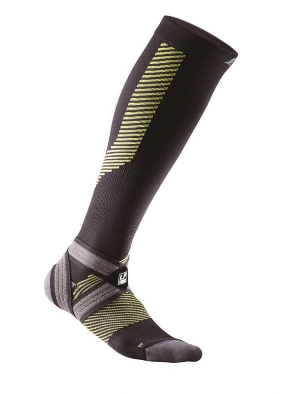204z_embioz_bkgn_i_1_2.jpg LP SUPPORT ANKLE COMP. SOCK LONG BK/GN (UK. XL) LP-204Z