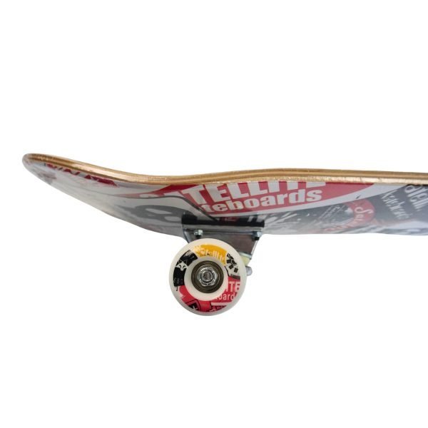 SILVERFOX SKATEBOARD CANADIAN MAPLE (31x8") SATELITE SKULL