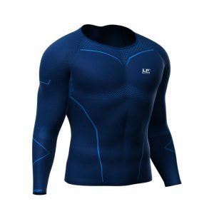 LP SUPPORT AIR COMPRESSION LONG SLEEVE TOP MEN SB/BL (UK.L) LP-ARM2401Z - Image 2
