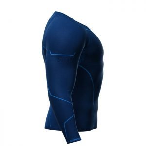 LP SUPPORT AIR COMPRESSION LONG SLEEVE TOP MEN SB/BL (UK.L) LP-ARM2401Z - Image 1