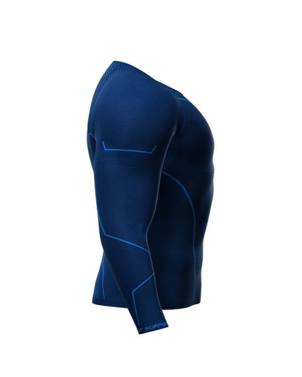 LP SUPPORT AIR COMPRESSION LONG SLEEVE TOP MEN SB/BL (UK.L) LP-ARM2401Z