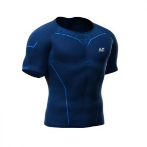 LP SUPPORT AIR COMPRESSION SHORT SLEEVE TOP MEN SB/BL (UK.L) LP-ARM2301Z - Image 1