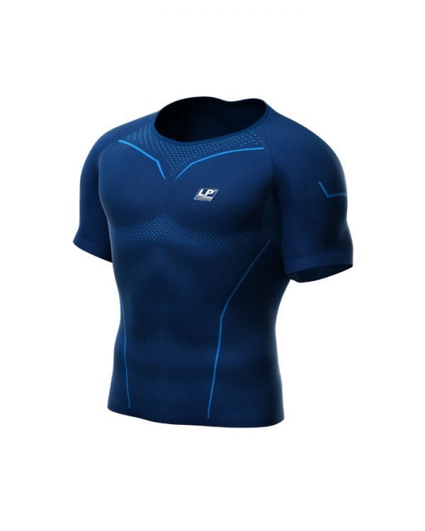 LP SUPPORT AIR COMPRESSION SHORT SLEEVE TOP MEN SB/BL (UK.XL) LP-ARM2301Z
