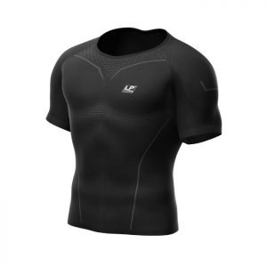 LP SUPPORT AIR COMPRESSION SHORT SLEEVE TOP MEN DG/SG (UK.L) LP-ARM2301Z - Image 3