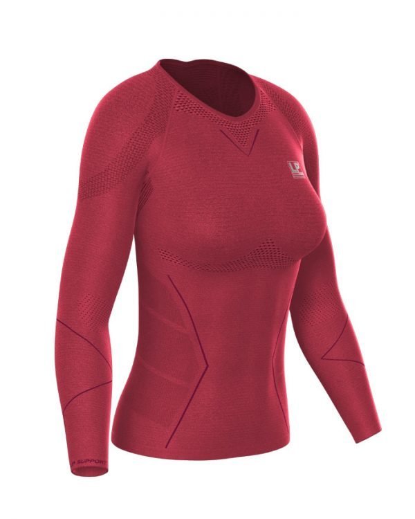 LP SUPPORT AIR COMPRESSION LONG SLEEVE TOP WOMEN HP/VR (UK.M) LP-ARF2401Z
