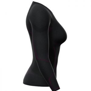 LP SUPPORT AIR COMPRESSION LONG SLEEVE TOP WOMEN DG/PL (UK.S) LP-ARF2401Z - Image 1