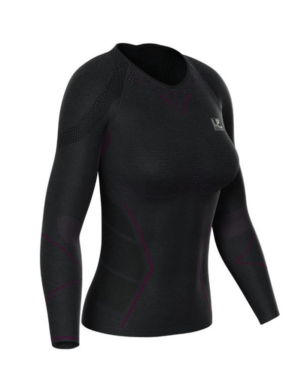 LP SUPPORT AIR COMPRESSION LONG SLEEVE TOP WOMEN DG/PL (UK.L) LP-ARF2401Z