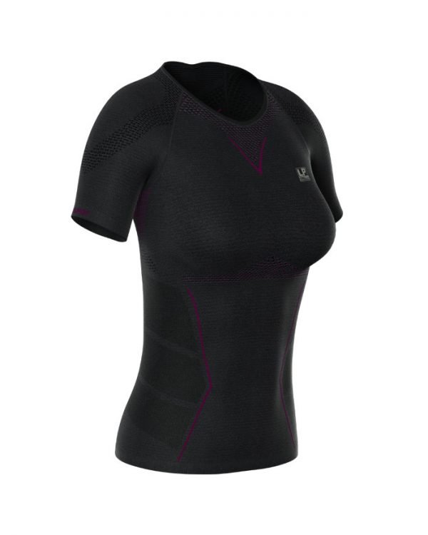 LP SUPPORT AIR COMPRESSION SHORT SLEEVE TOP WOMEN DG/PL (UK. XL) LP-ARF2301Z
