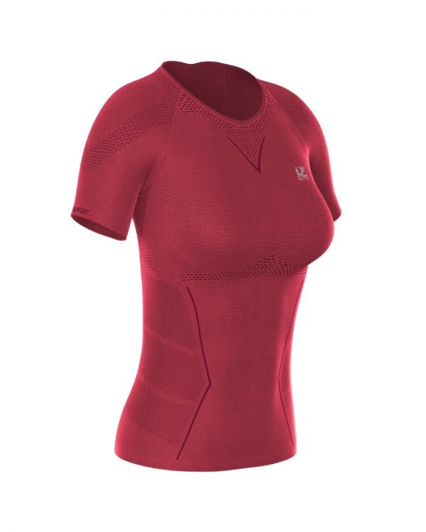 LP SUPPORT AIR COMPRESSION SHORT SLEEVE TOP WOMEN HP/VR (UK. XL) LP-ARF2301Z