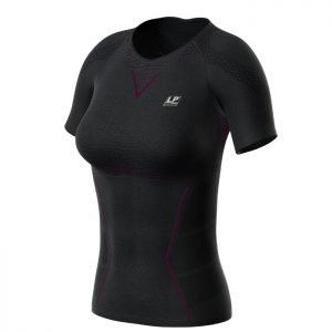 LP SUPPORT AIR COMPRESSION SHORT SLEEVE TOP WOMEN DG/PL (UK. M)  LP-ARF2301Z - Image 4