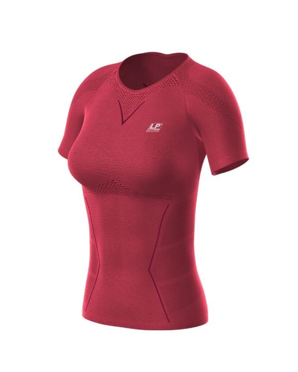 LP SUPPORT AIR COMPRESSION SHORT SLEEVE TOP WOMEN HP/VR (UK. L) LP-ARF2301Z