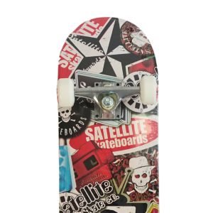 SILVERFOX SKATEBOARD CANADIAN MAPLE (31x8") SATELITE SKULL - Image 7
