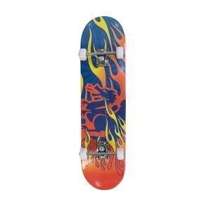 SILVERFOX SKATEBOARD MAPLE (31x8") BLUE-RED FIRE - Image 7