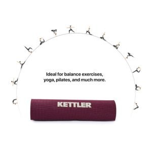 KETTLER YOGA MAT / MATRAS YOGA 68x24"x8mm (Maroon) 104-000 - Image 6