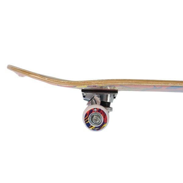 SILVERFOX SKATEBOARD MAPLE (31x8") BLUE-RED FIRE