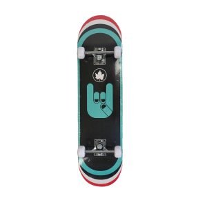 SILVERFOX SKATEBOARD MAPLE (31x8") BLUE-GREEN FINGERS - Image 3