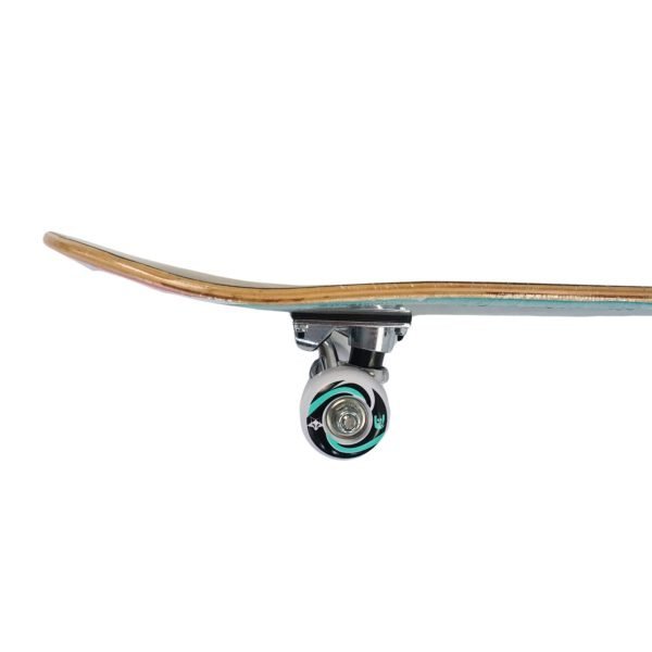 SILVERFOX SKATEBOARD MAPLE (31x8") BLUE-GREEN FINGERS
