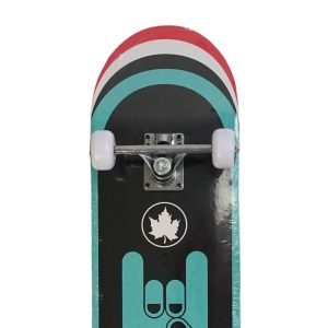 SILVERFOX SKATEBOARD MAPLE (31x8") BLUE-GREEN FINGERS - Image 8