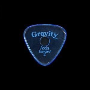 GRAVITY AXIS STANDARD 2.0 ROUND HOLE POLISHED PICK GAXS2PR - Image 1