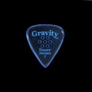 GRAVITY RAZER STANDARD 2.0 MULTI HOLE POLISHED PICK GRAS2PM - Image 1