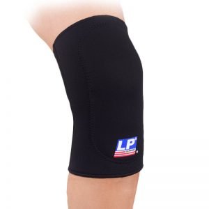 LP SUPPORT STANDARD KNEE W/PAD BLACK (L) LP-707 - Image 1