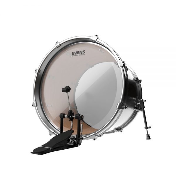 EVANS BASS HEAD 22" EXTERNALLY M.DAMPING CLEAR BD22EMAD-NEW