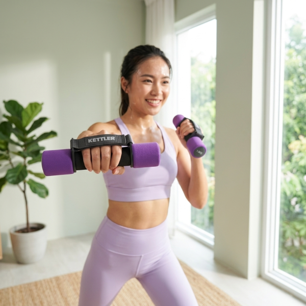 KETTLER AEROBIC DUMBBELL (2KG/PAIR) PURPLE 415-010