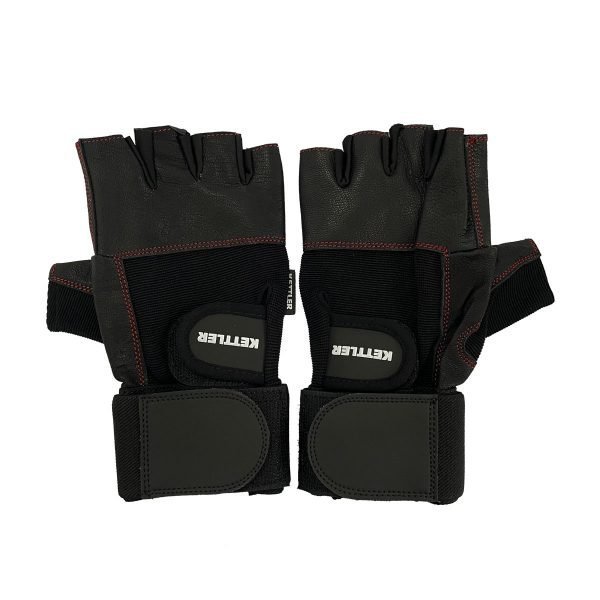 KETTLER PREMIUM LIFTING GLOVES w/ WRIST STRAP (SIZE M) - 533-000