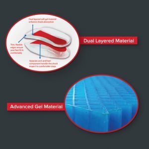 ERGOSOLES GEL INSOLE 2/3 ARCH (LARGE) - Image 2