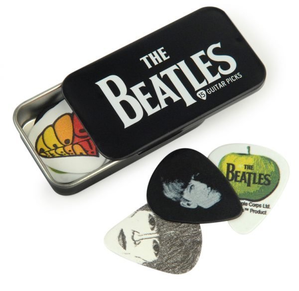 D'ADDARIO THE BEATLES PICKS TIN LOGO 1CAB4-15BT1