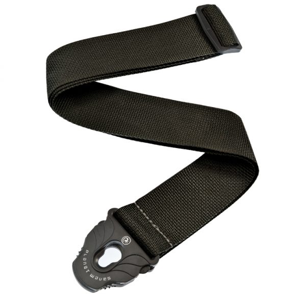 D'ADDARIO PLANET WAVES PWSPL200 POLYP. STRAP  PLANET LOCK  BLACK