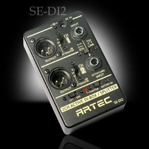 Artec SE-D12 2Ch Active DI-BOX/Splitter Black-Air Series - Image 1