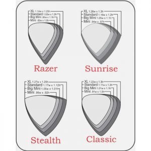 GRAVITY CLASSIC STANDARD 2.0 ELIPSE HOLE POLISHED PICK GCLS2PE - Image 3
