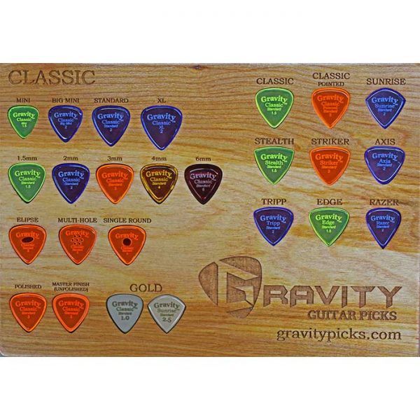 GRAVITY CLASSIC MINI JAZZ 1.5 POLISHED PICK GCLM15P