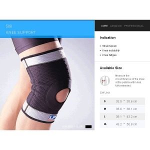 LP SUPPORT KNEE OPEN PATELLA MAX WRAP ( L) LP-508 - Image 3