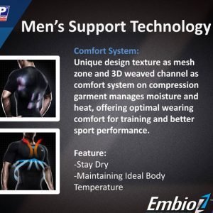 LP SUPPORT EMBIOZ SHOULDER SC TOP (L/S) BLACK (UK.L) LP-230Z - Image 3