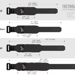 GRUV GEAR FRETWRAPS HD FIRE-RED (LARGE)