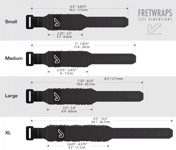 GRUV GEAR FRETWRAPS WOOD MAPLE (MEDIUM)